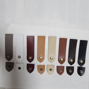 画像1: 本革撥水ジョイントパーツ本革8cm