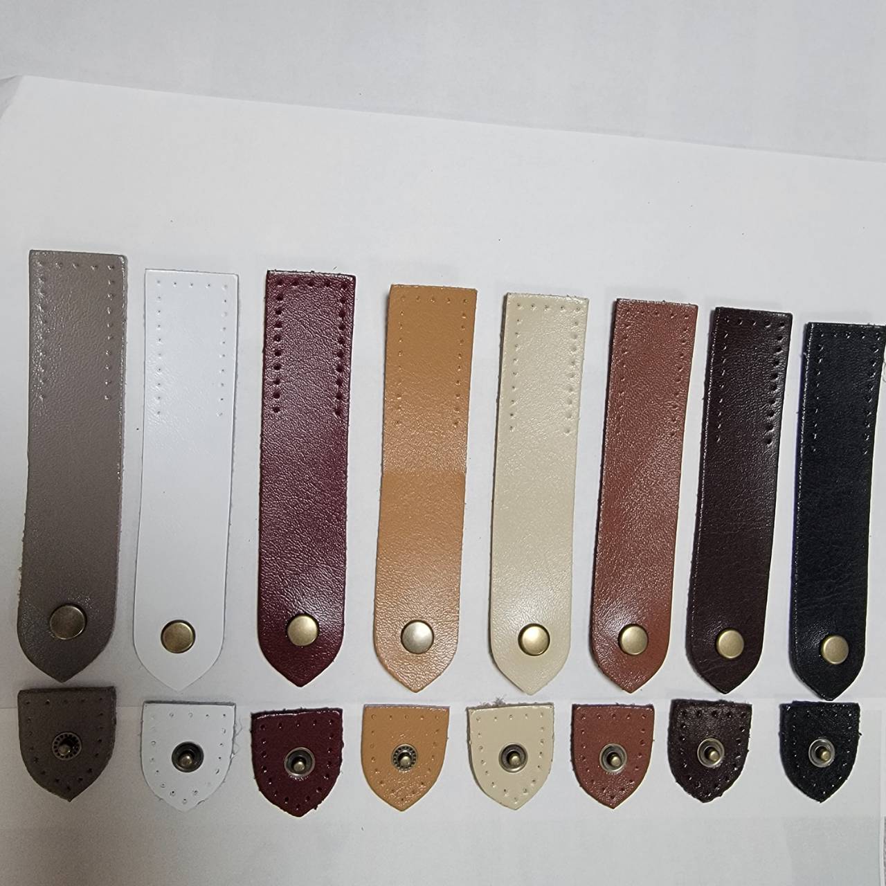 画像1: 本革撥水ジョイントパーツ12cm